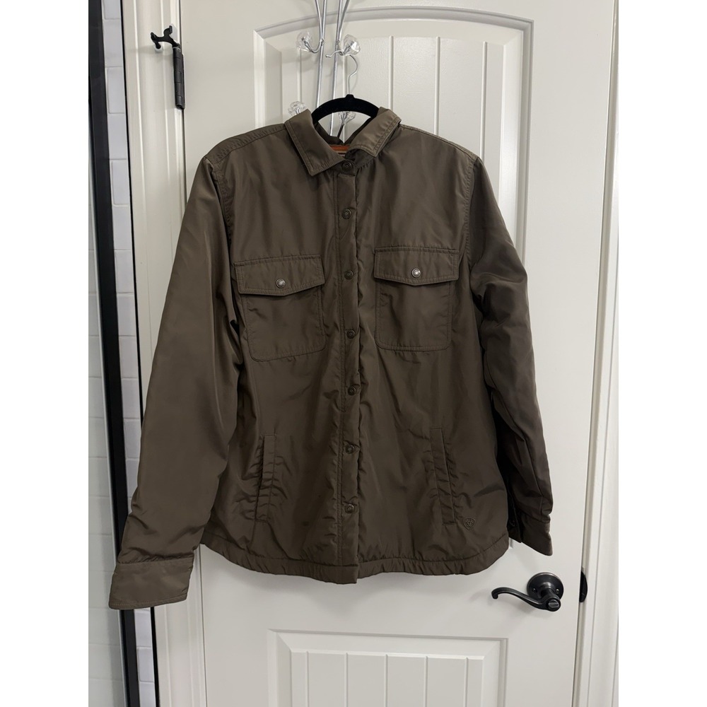 Ariat Women's Jacket XL R.E.A.L. Softshell Water Resistant Full Zip Fleece Lined